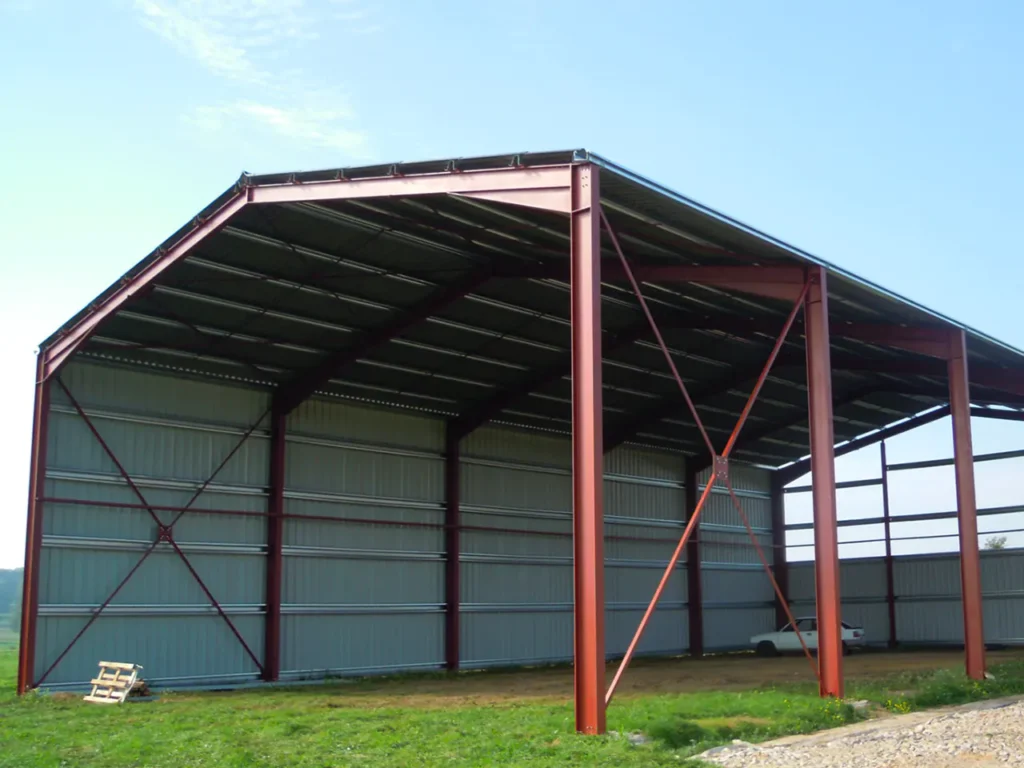 Hangar agricole métallique